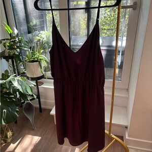 Babaton Burgundy dress